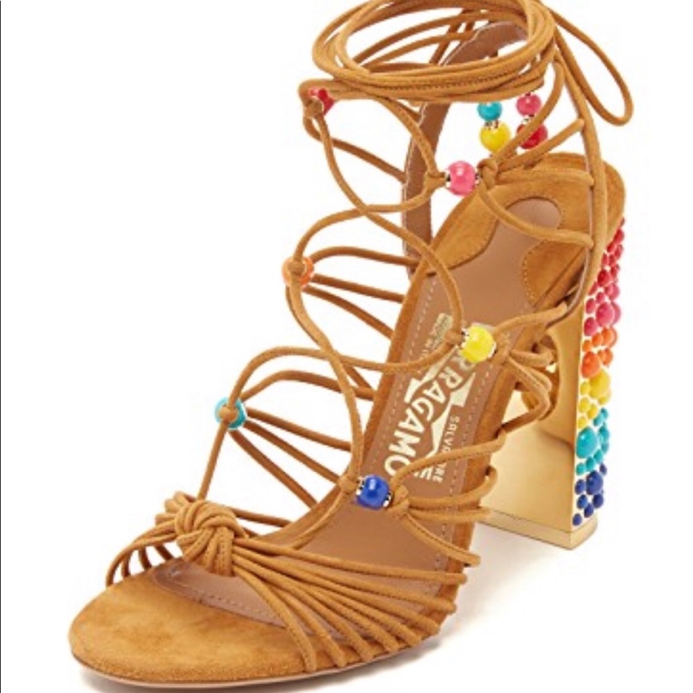 Slightly worn limited addition Ferragamo sandal